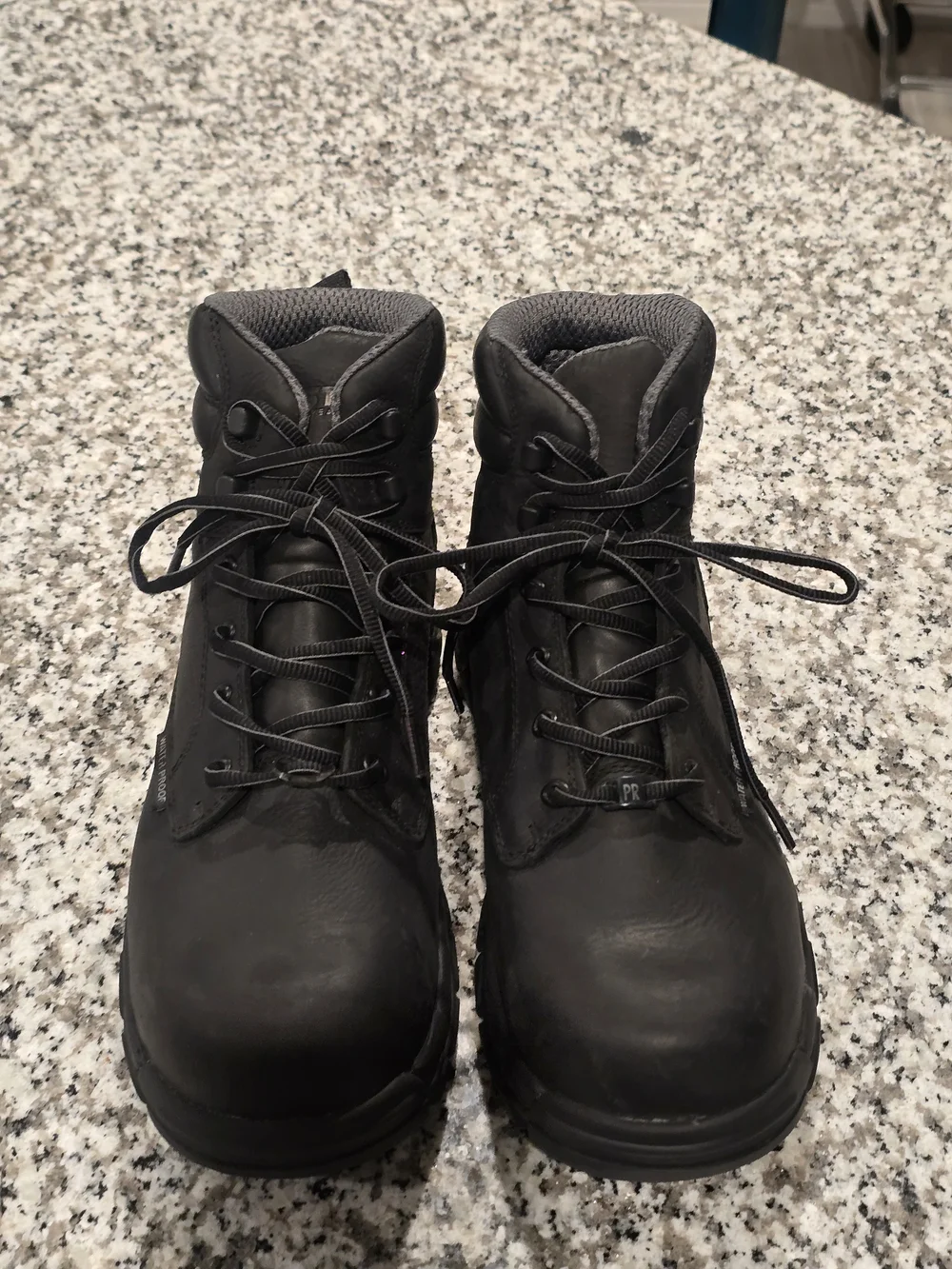 HyTest Black Waterproof Safety Boots